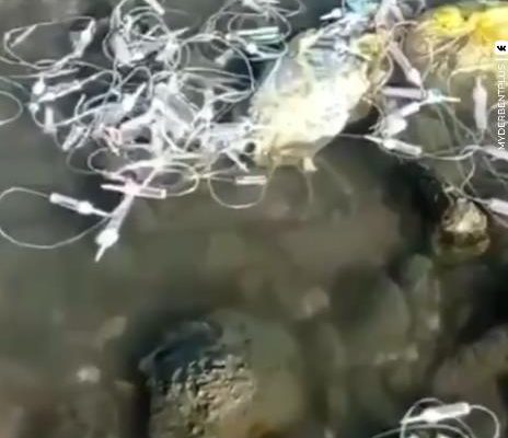 В реке Дагестана обнаружили использованные шприцы, иглы и системы для внутривенных инъекций
